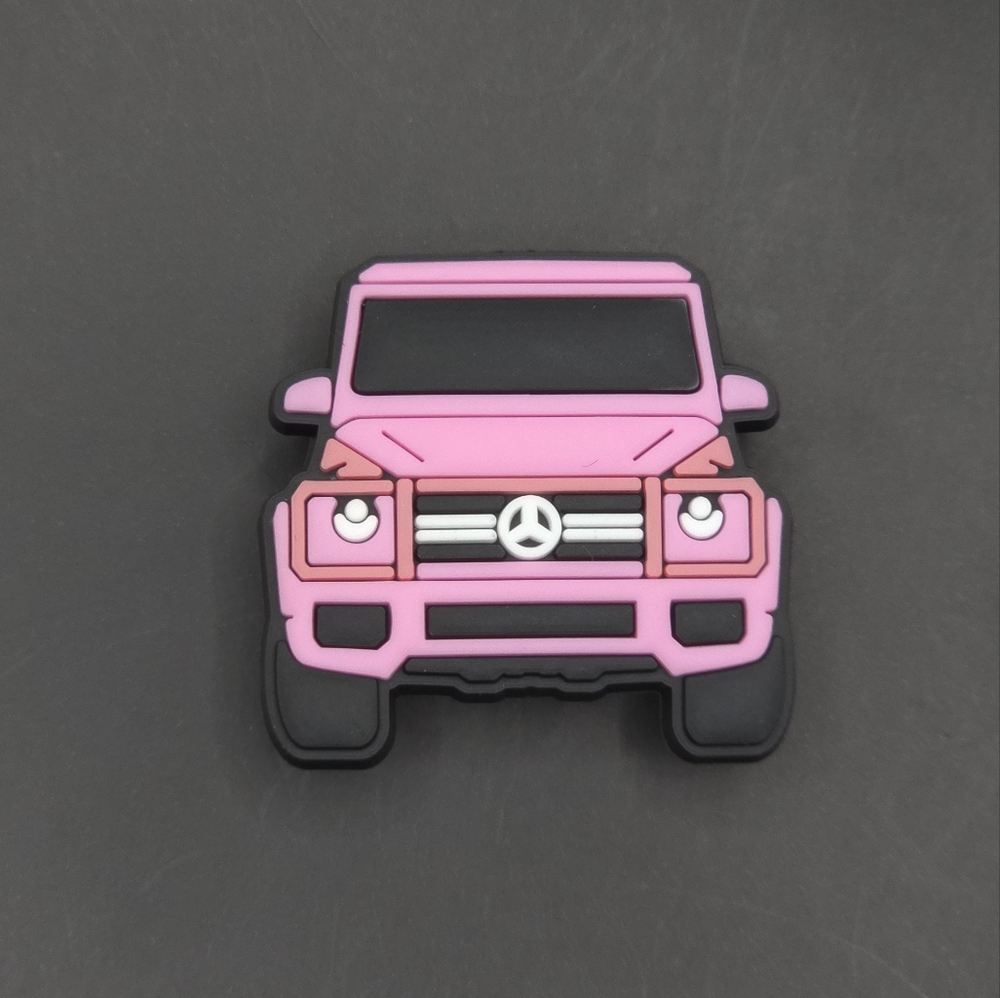 (5/$15) Pink G Wagon Croc Charm